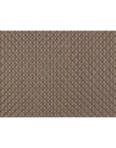 Runner da tavolo in poliestere e PVC - colore Marrone - cm 42x180