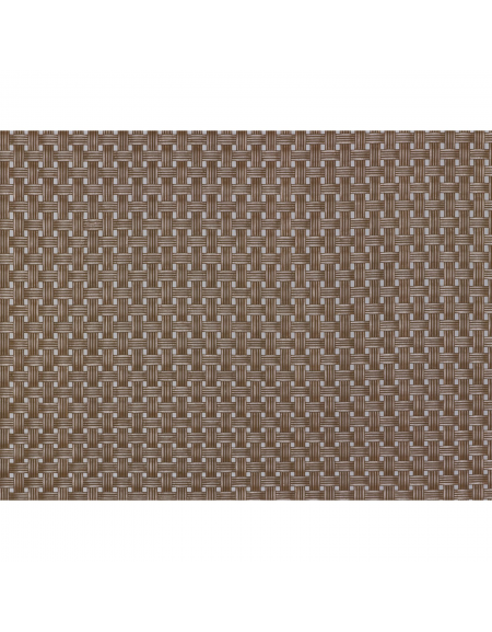 Runner da tavolo in poliestere e PVC - colore Marrone - cm 42x180