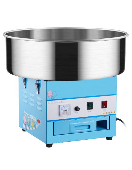 Macchina per zucchero filato da banco con vasca acciaio inox 304  (coperchio escluso) - mm 520x520x400h