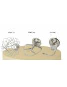 Impastatrice planetaria professionale, trasmissione ad ingranaggi - capacità Lt 30 / 3,5 Kg - linea economica - mm 545x488x925h