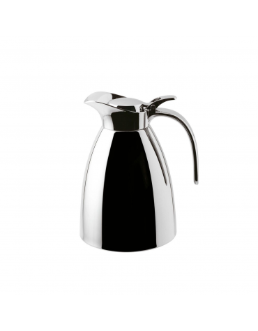 Caraffa termica in acciaio inox con finitura esterna lucida effetto specchio - capacità litri 1