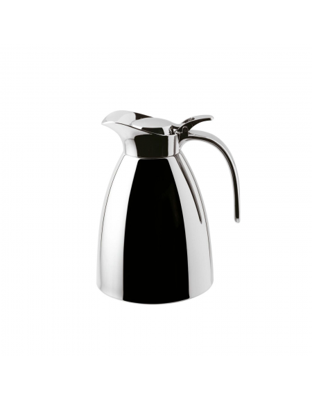 Caraffa termica in acciaio inox con finitura esterna lucida effetto specchio - capacità litri 1