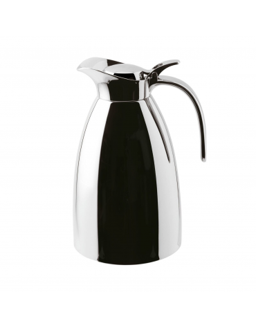 Caraffa termica in acciaio inox con finitura esterna lucida effetto specchio - capacità litri 1,5