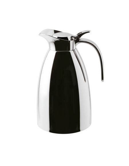Caraffa termica in acciaio inox con finitura esterna lucida effetto specchio - capacità litri 1,5