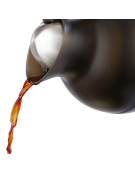 Caraffa termica in acciaio inox e polipropilene - colore nero - capacità lt 1 - diametro cm 16 - altezza cm 20