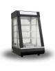 Vetrina calda compatta da banco con umidità - 3 ripiani estraibili e regolabili - luce interna - mm 730x550x680h
