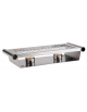 Scaldavivande polifunzionale da buffet in acciaio inox - cm 34x13x6h