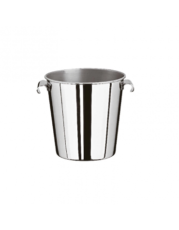 Secchiello vino in acciaio inox - diametro cm 20-15 - altezza cm 20
