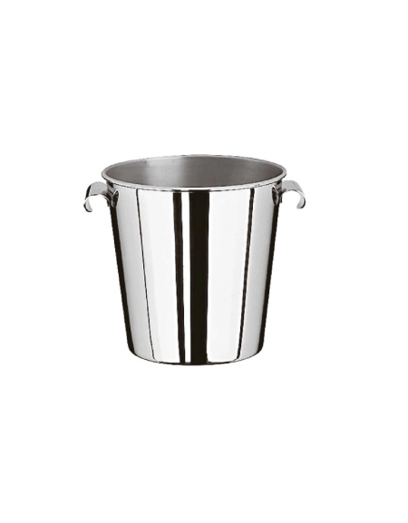 Secchiello vino in acciaio inox - diametro cm 20-15 - altezza cm 20