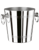 Secchiello vino in alluminio con anelli - diametro cm 20-15 - altezza cm 21