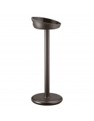 Colonna porta secchiello vino in polipropilene nero - diametro intero cm 20 - altezza cm 67,6