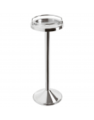 Colonna porta secchiello vino in acciaio inox   - diametro intero cm 20 - altezza cm 70,5