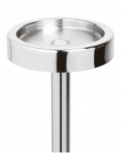Colonna porta secchiello vino in acciaio inox - diametro intero cm 16 - altezza cm 64