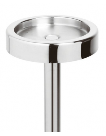 Colonna porta secchiello vino in acciaio inox - diametro intero cm 20 - altezza cm 64