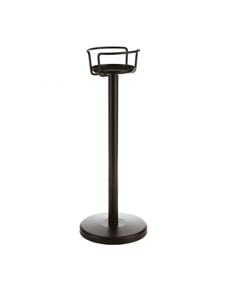 Colonna porta secchiello vino in metallo di zinco pressofuso.- diametro intero cm 15 - altezza cm 71,5