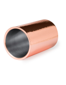 Glacette termica portabottiglia in acciaio inox - colore rame - diametro cm 12/10 - altezza cm 20
