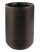 Glacette termica portabottiglia in cemento - colore nero - diametro cm 12/10 - altezza cm 19