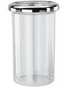 Glacette termica portabottiglia in polistirene trasparente - diametro cm 10 - altezza cm 22