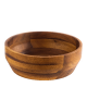 Ciotola coppa cereali in legno di acacia - capacità Lt. 2,5 - diametro cm 25 - altezza cm 8,5