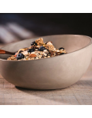 Ciotola insalatiera in cemento - capacità Lt. 1,7 - diametro cm 26 - altezza cm 13