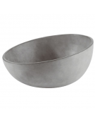 Ciotola insalatiera in cemento - capacità Lt. 2,5 - diametro cm 29,5 - altezza cm 14,5