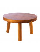 Alzata supporto per ciotole in legno - diametro cm 35 - altezza cm 15