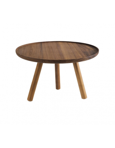 Alzata supporto buffet in legno di acacia - diametro cm 30,5 - altezza cm 20