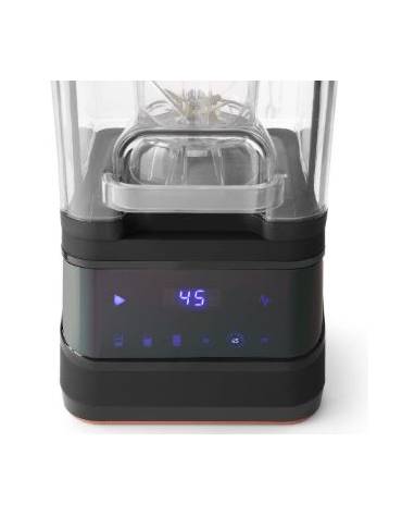 Frullatore digitale con custodia anti rumore e bicchiere trasparente 2,5 litri-3 velocità-Potenza W 1.680-Giri al minuto (RPM): 