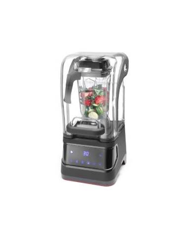 Frullatore digitale con custodia anti rumore e bicchiere trasparente 2,5 litri-3 velocità-Potenza W 1.680-Giri al minuto (RPM): 