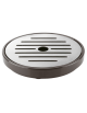 Griglia raccogliegocce in acciaio inox e melamina per distributore di bevande DN51317 - diametro cm 9,5 - altezza cm 1,5