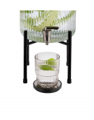 Griglia raccogliegocce in acciaio inox e melamina per distributore di bevande DN51317 - diametro cm 9,5 - altezza cm 1,5