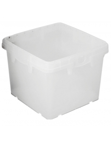 Contenitore per il trasporto di stoviglie e alimenti in  polipropilene - capacità Lt. 32 - cm 40x40x31,5h