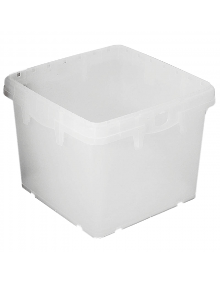 Contenitore per il trasporto di stoviglie e alimenti in  polipropilene - capacità Lt. 32 - cm 40x40x31,5h