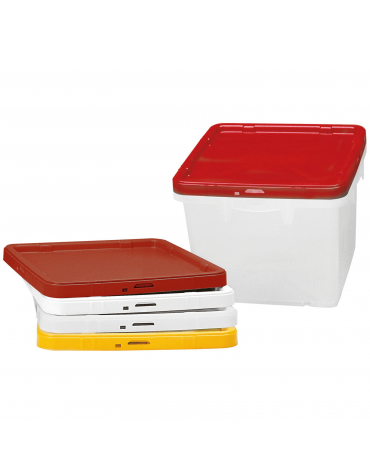 Coperchio in polipropilene per contenitore DN51358 - colore Giallo