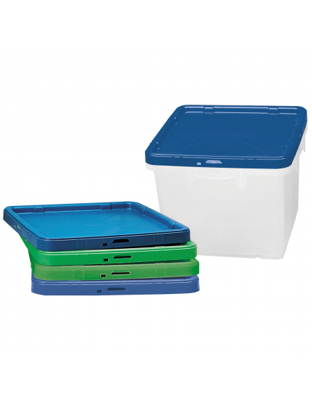 Coperchio in polipropilene per contenitore DN51358 - colore Verde