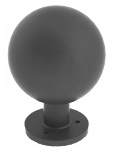 Dissuasore in i ghisa, colonna con base ottagonale e occhielli fissi, arricchita da fregi ornamentali - cm diam. 21,5x100h