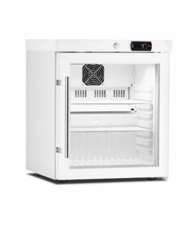 Frigorifero per farmaci piccolo con datalogger e porta a vetro - Capacità Lt 30 - Conforme alla farmacopea - cm 45x47x54h