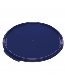 Coperchio ermetico rotondo per contenitori per alimenti in policarbonato - colore blu - diametro cm 31