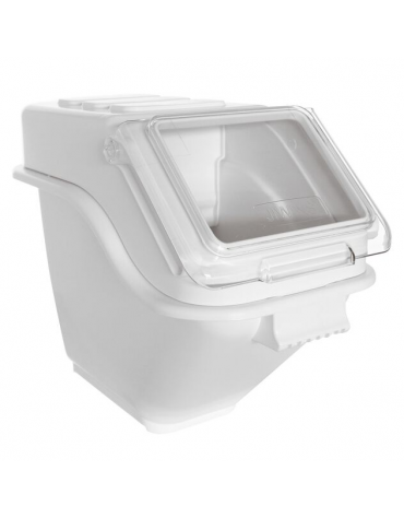 Tramoggia contenitore per alimenti in polipropilene - capacità Lt. 8 - cm 31x37,5x21,5h
