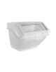 Tramoggia contenitore per alimenti in polipropilene - capacità Lt. 20 - cm 28x59,5x43h