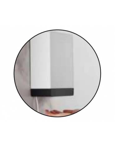 Asciugamani elettrico in plastica ABS con funzionamento automatico - potenza 1000W - mm 170x120x270h