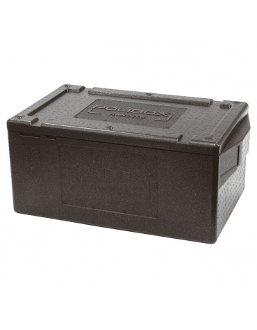 Contenitore isotermico GN1/1 in polipropilene con maniglie ergonomiche - Capacità Lt. 45 - cm 71,5x40x31,5h