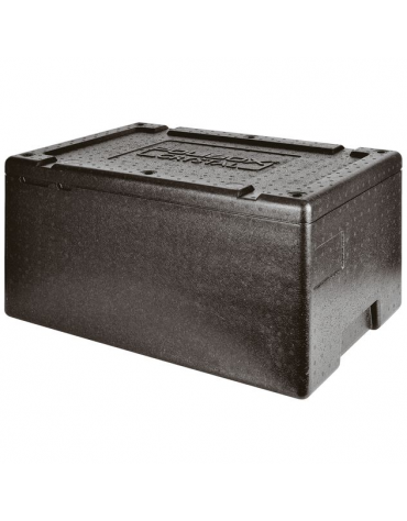 Contenitore isotermico in polipropilene con interno cristallizzato e impermeabile - capacità Lt. 45,4 - cm 60x40x30h