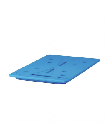 Piastra eutettica accumulatore di freddo per contenitore isometrico GN1/2 - temperatura 0/-21°C - cm 32,5x26,5x3h