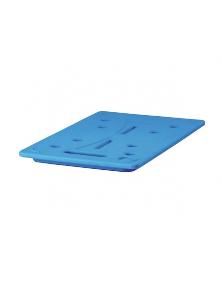 Piastra eutettica accumulatore di freddo per contenitore isometrico GN1/2 - temperatura 0/-21°C - cm 32,5x26,5x3h