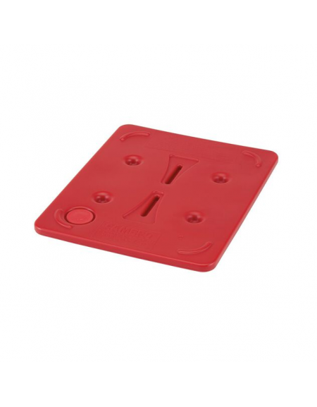 Piastra accumulatore di caldo per contenitore isometrico GN 1/1 - temperatura 0/+65°C. - cm 53x32,5x3h