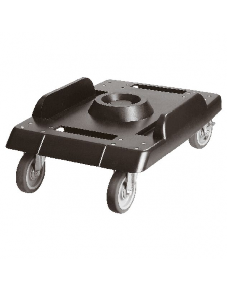 Carrello in polietilene per contenitore isometrico DN51426 con ruote omnidirezionali - cm 68x48x25h