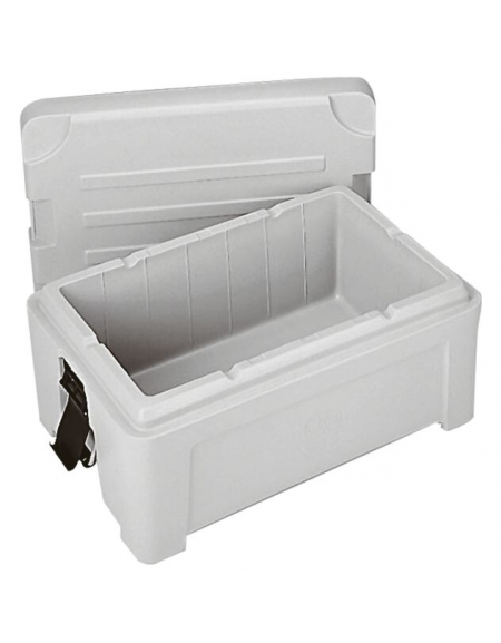 Contenitore isotermico GN 1/1 in polietilene con apertura dall'alto - capacità Lt. 24,6 - cm 61x41x25h