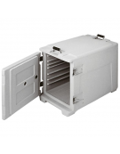 Contenitore isotermico GN 1/1 in polietilene con apertura frontale - capacità Lt. 63 - cm 44x64x48h