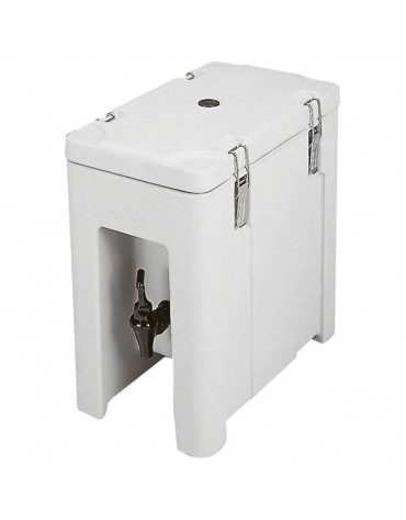 Contenitore distributore di bevande isotermico in polietilene - capacità Lt. 20 - cm 30x46x46h